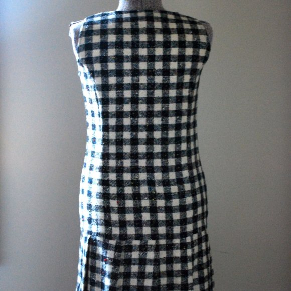 Black & White checkered Wool tweed jumper - Picture 11 of 12